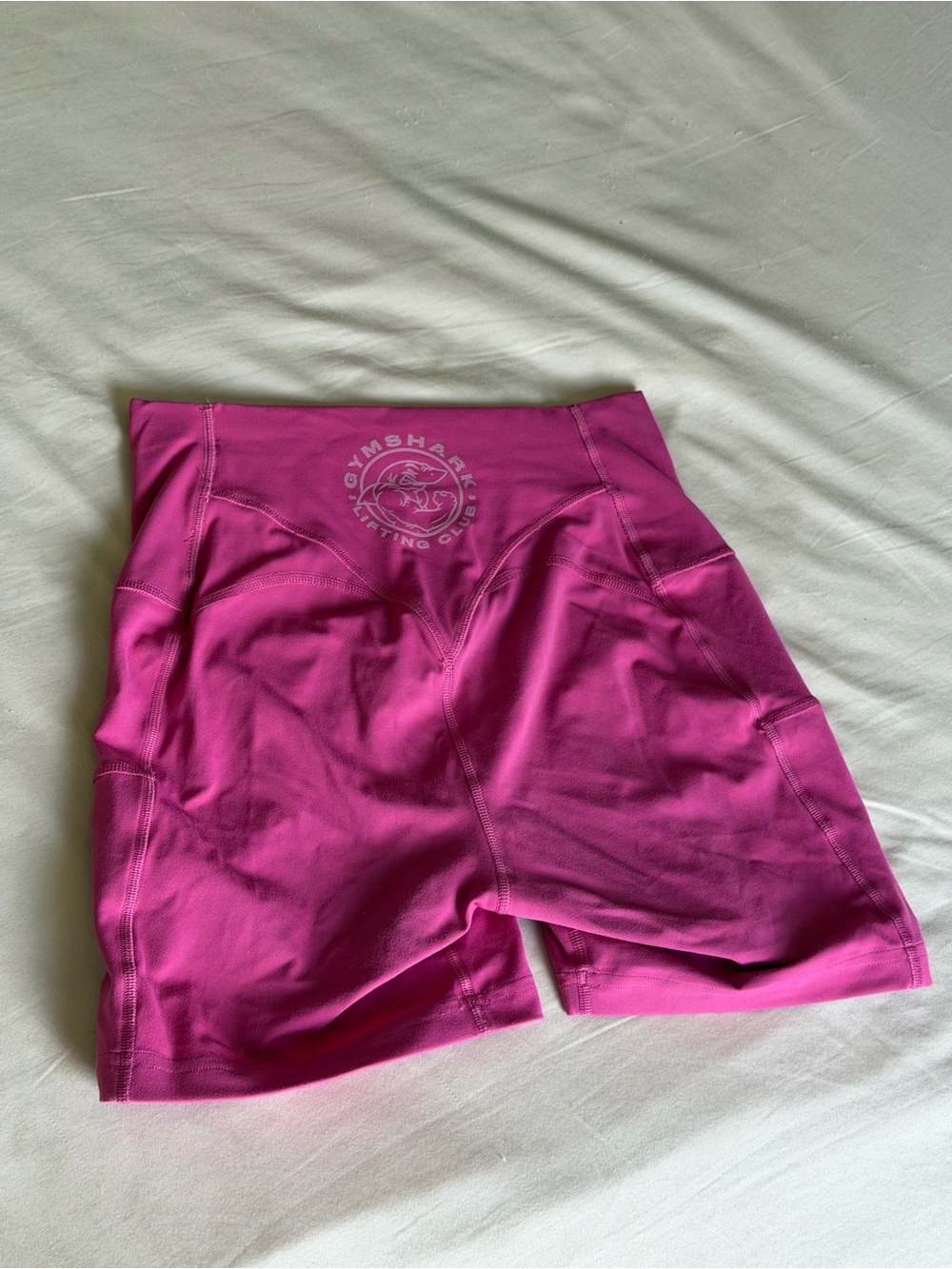 Gymshark Lifting Club Pink High Waisted Gym Shorts